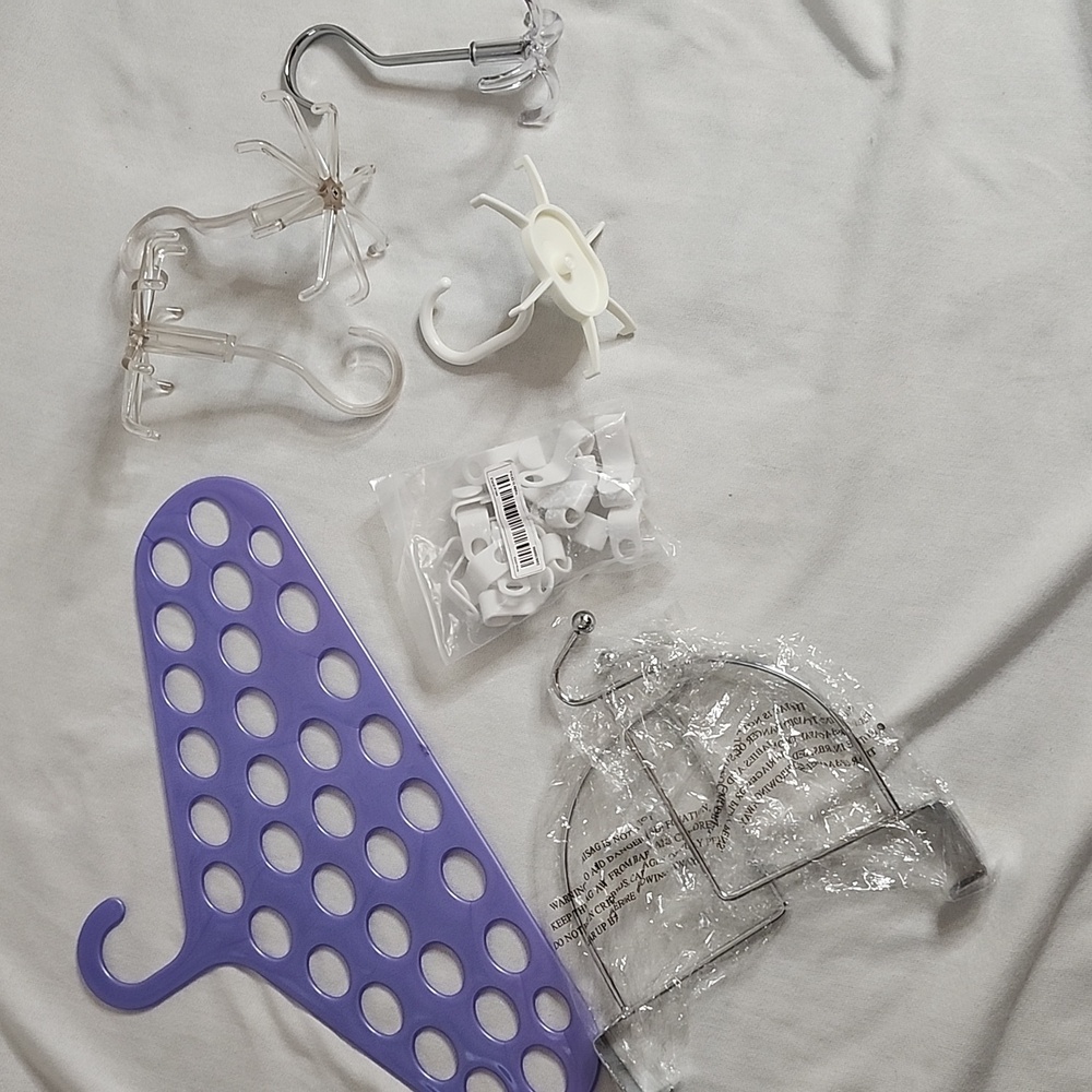 Tie/Belt Spinners, Over the Door Hooks, Scarf Hanger & Hanger Extenders